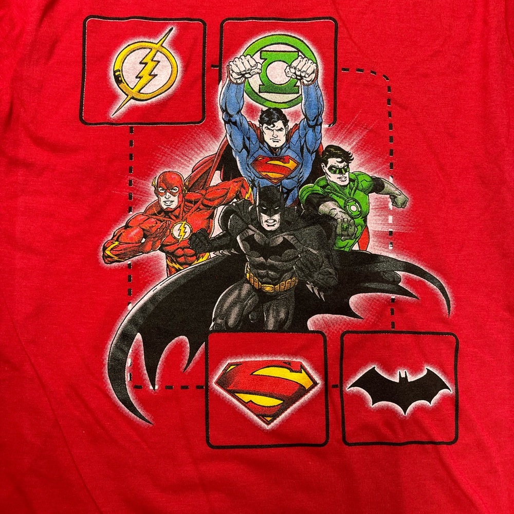 Justice league kids tees sizes 4-7